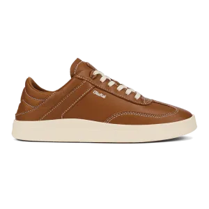 Olukai Women's Hā’upu Leather Sneakers- Fox