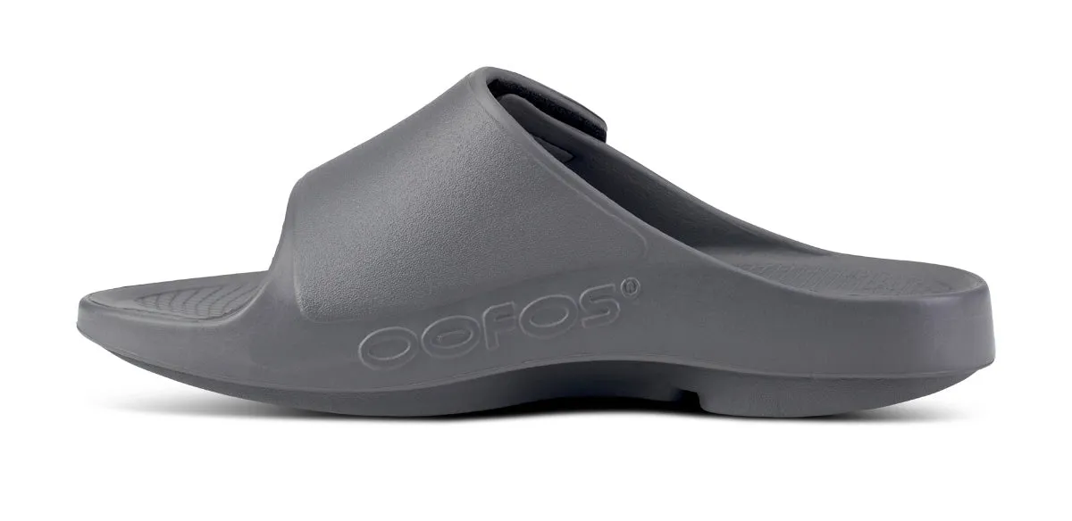 OOFOS Men's OOahh Sport Flex Slide - Slate