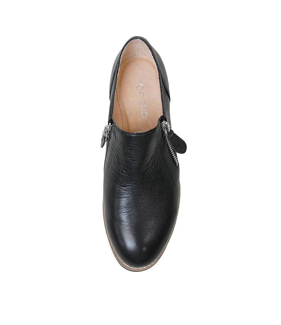 Otilia Black/ Black Leather Sneakers