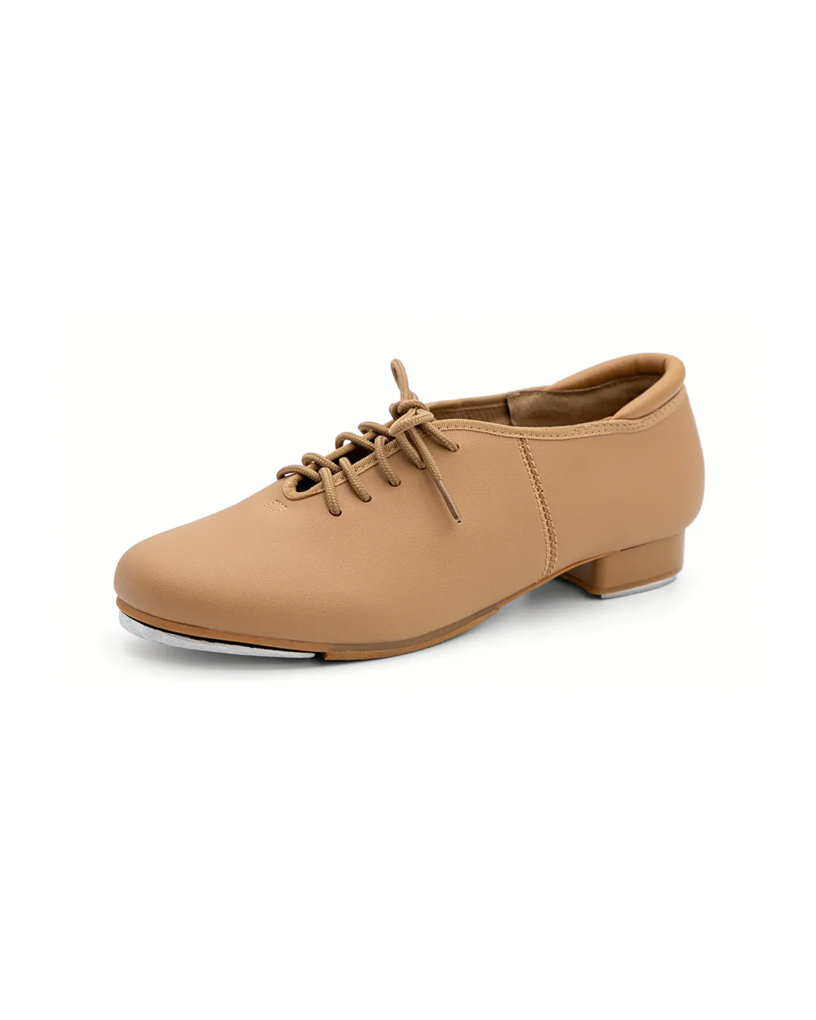 PU Leather Lace-Up Tap Dance Shoes for Women and Men