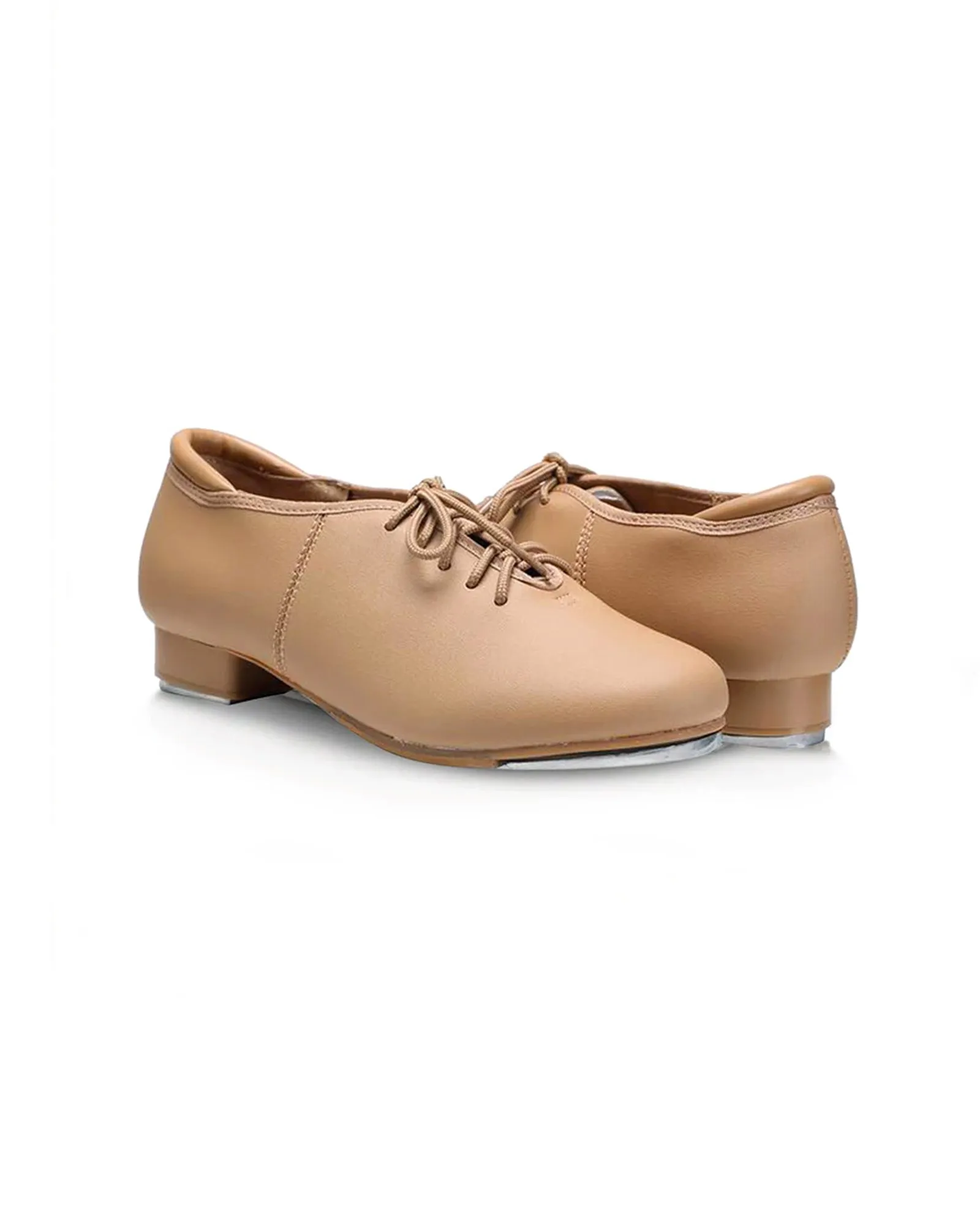 PU Leather Lace-Up Tap Dance Shoes for Women and Men