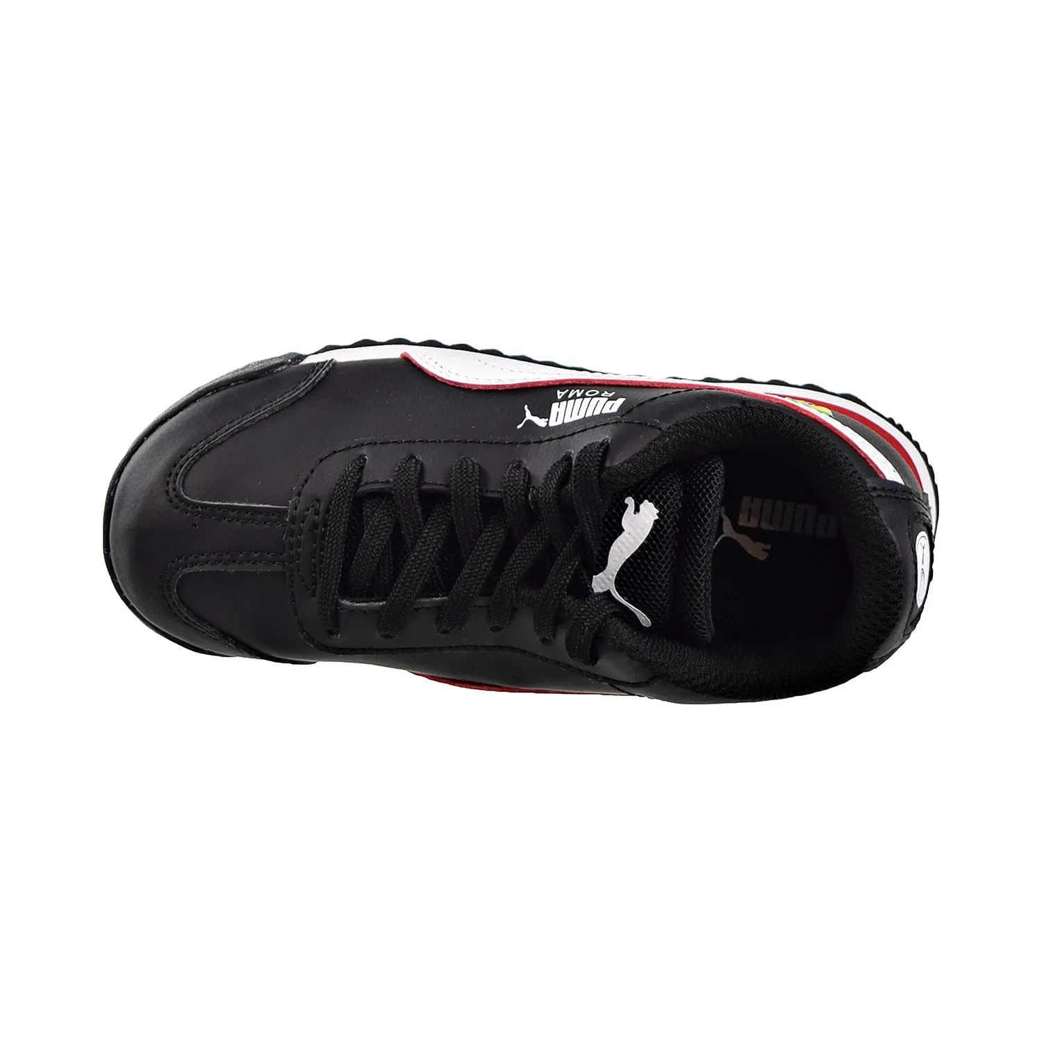 Puma Scuderia Ferrari Roma PS Little Kids' Shoes Black/White/Rosso Corsa