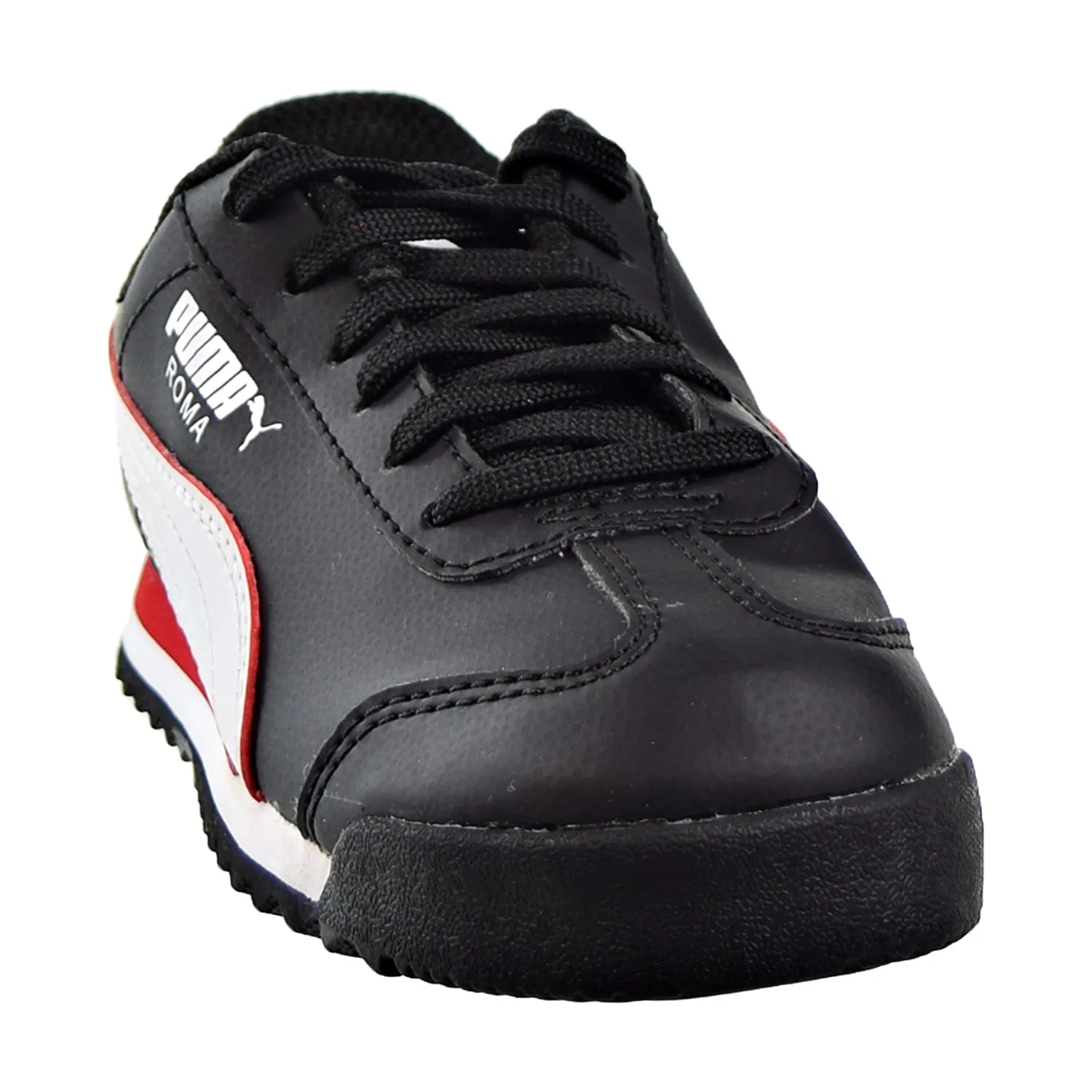 Puma Scuderia Ferrari Roma PS Little Kids' Shoes Black/White/Rosso Corsa