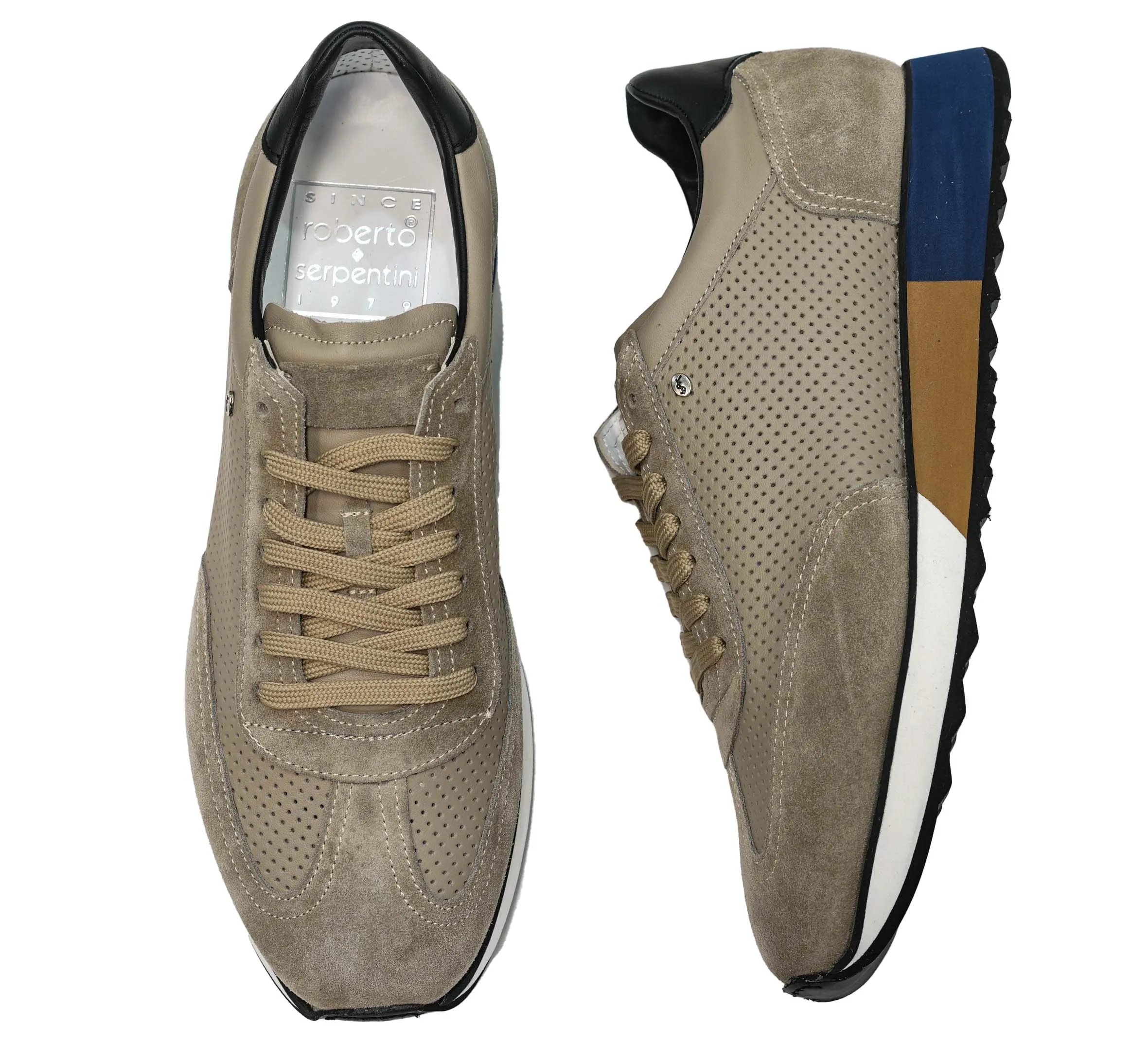 Roberto Serpentini Men's Taupe Sneaker M56437