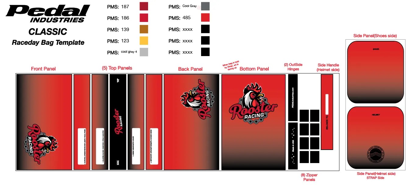 Rooster Racing 08-2019 RACEDAY BAG