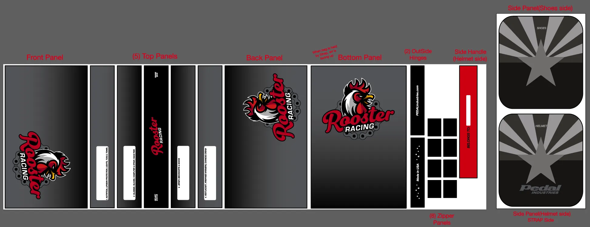 Rooster Racing 2020 RACEDAY BAG