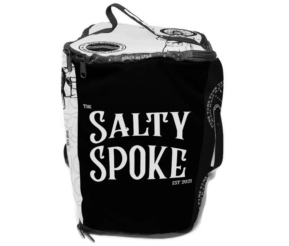 Salty Spoke 2022 RACEDAY BAG™ WHITE