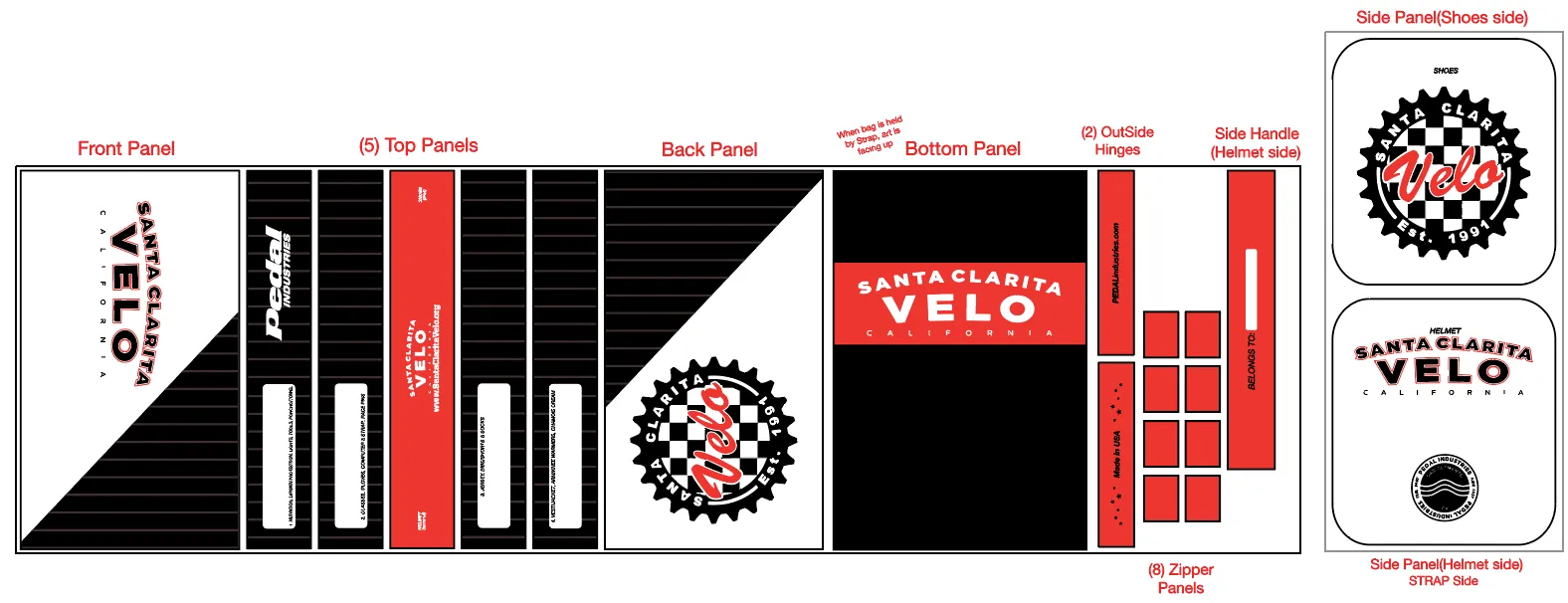 Santa Clarita Velo 2022 RACEDAY BAG™