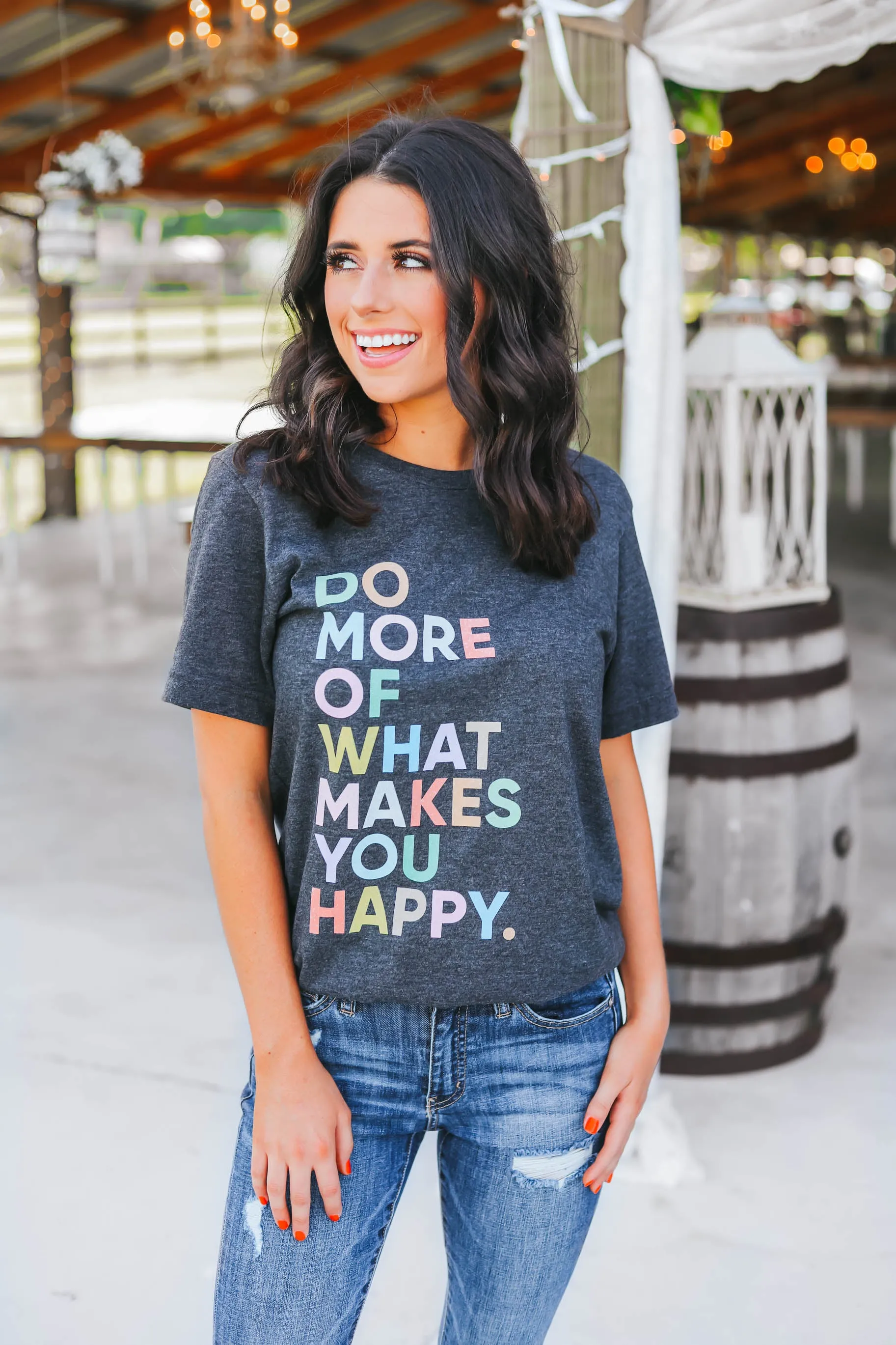Simply Me Tee - Charcoal Grey