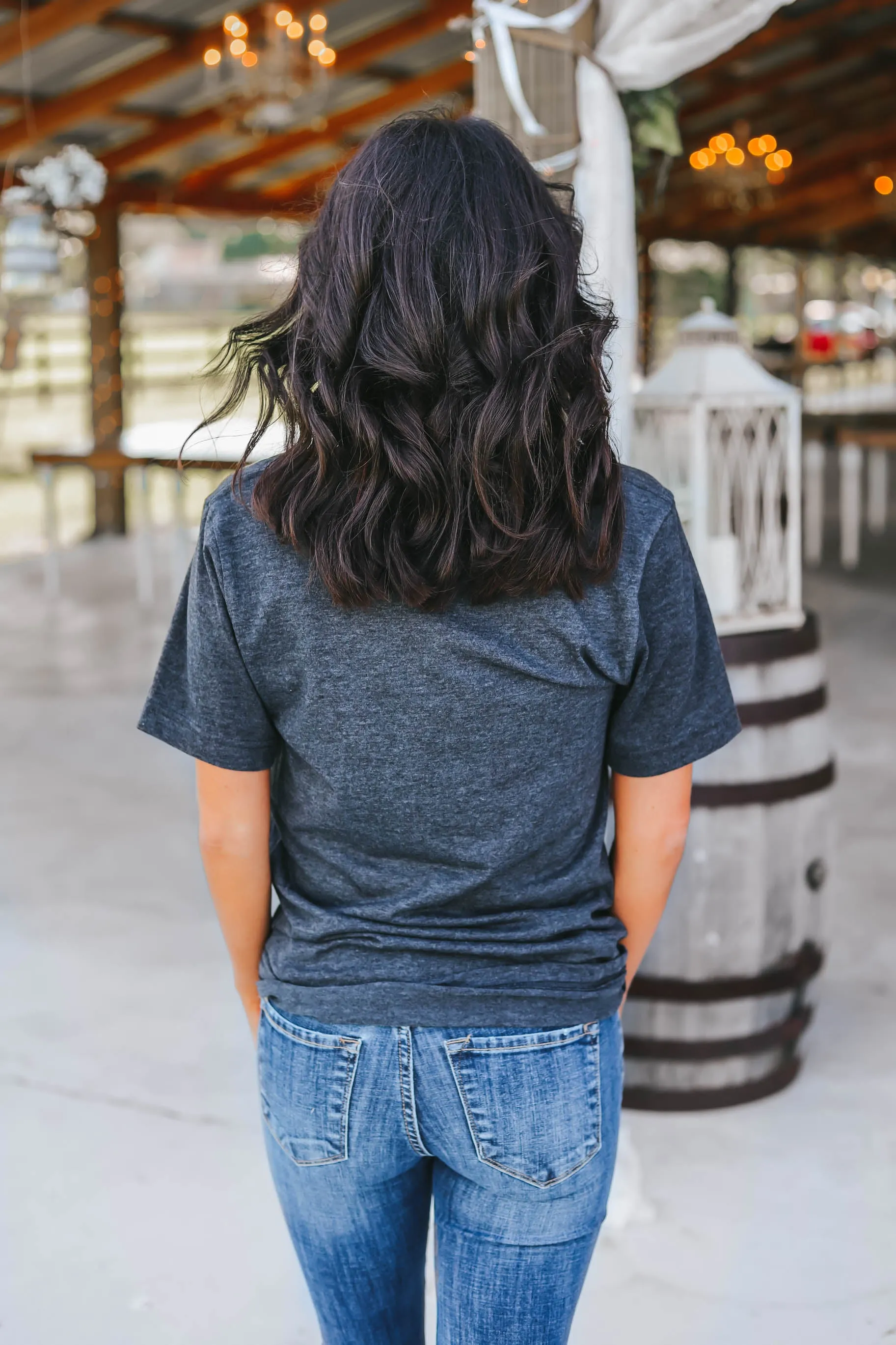 Simply Me Tee - Charcoal Grey