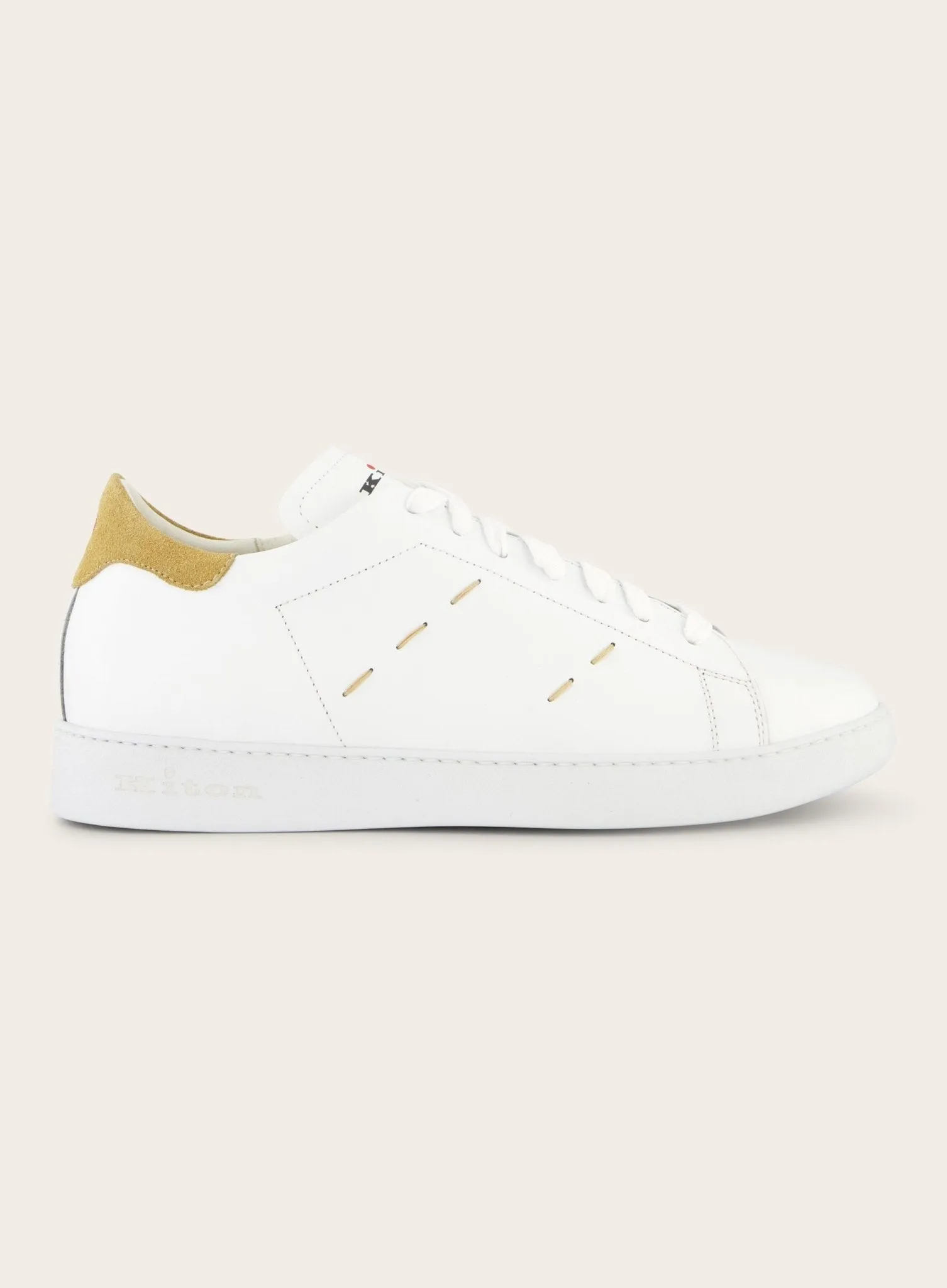 Sneakers van leer