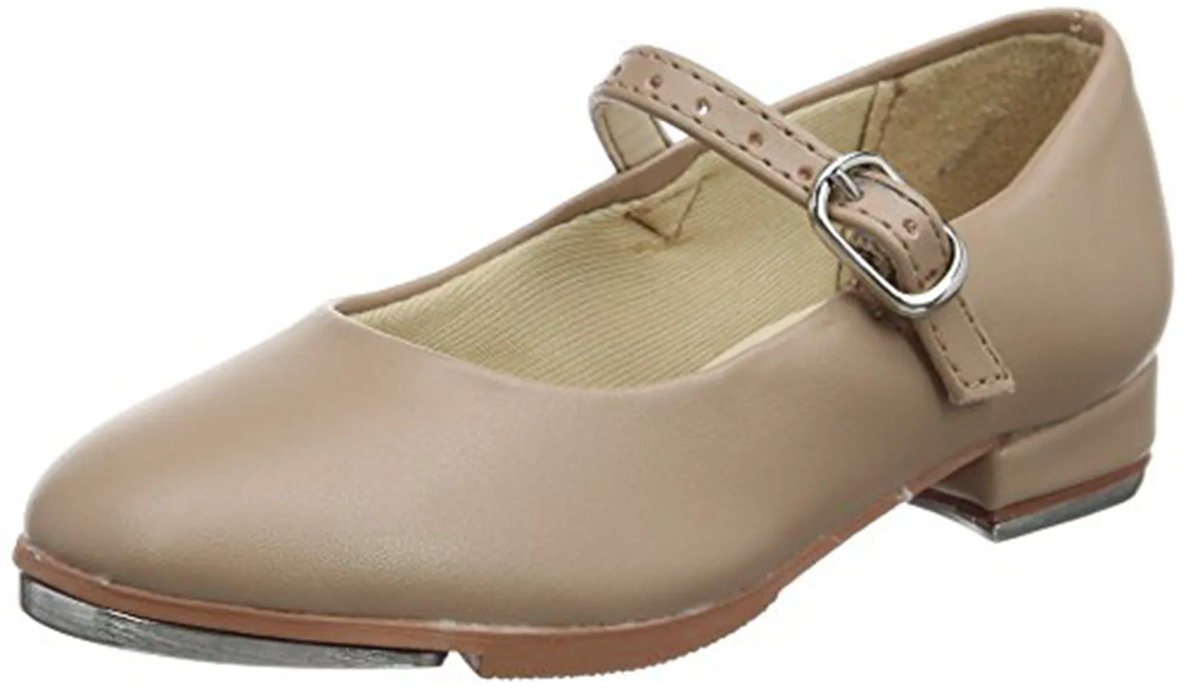 So Danca TA06 Youth Buckled Tap Shoe Beginner in Caramel