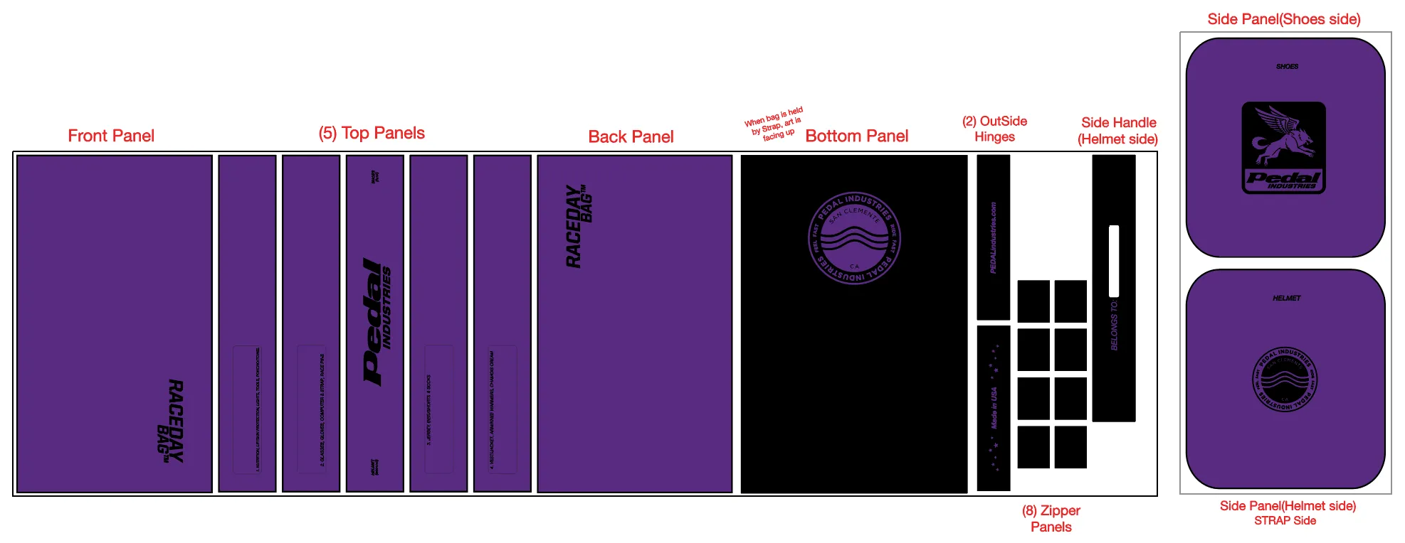 Solid Purple RACEDAY BAG™