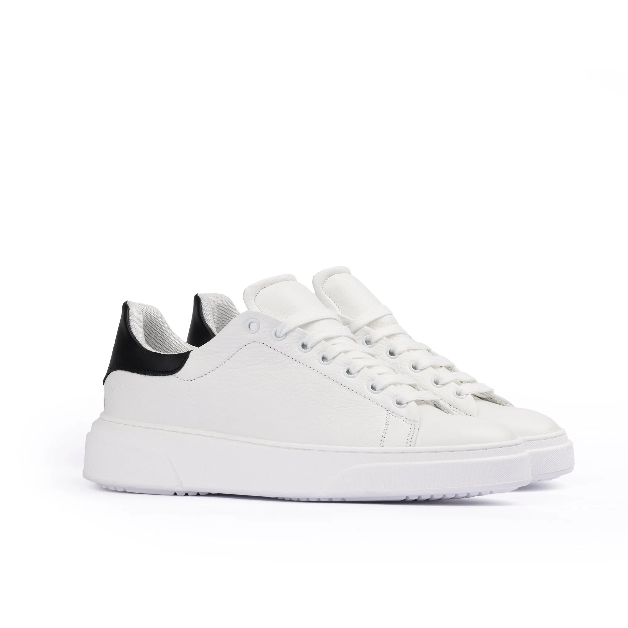 Stone Sneakers basse Uomo in Vera Pelle Bottalata