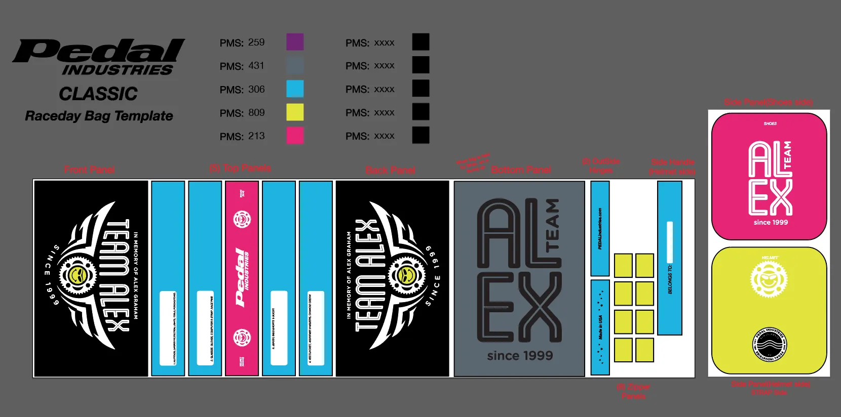 Team Alex 2020-03 RACEDAY BAG™