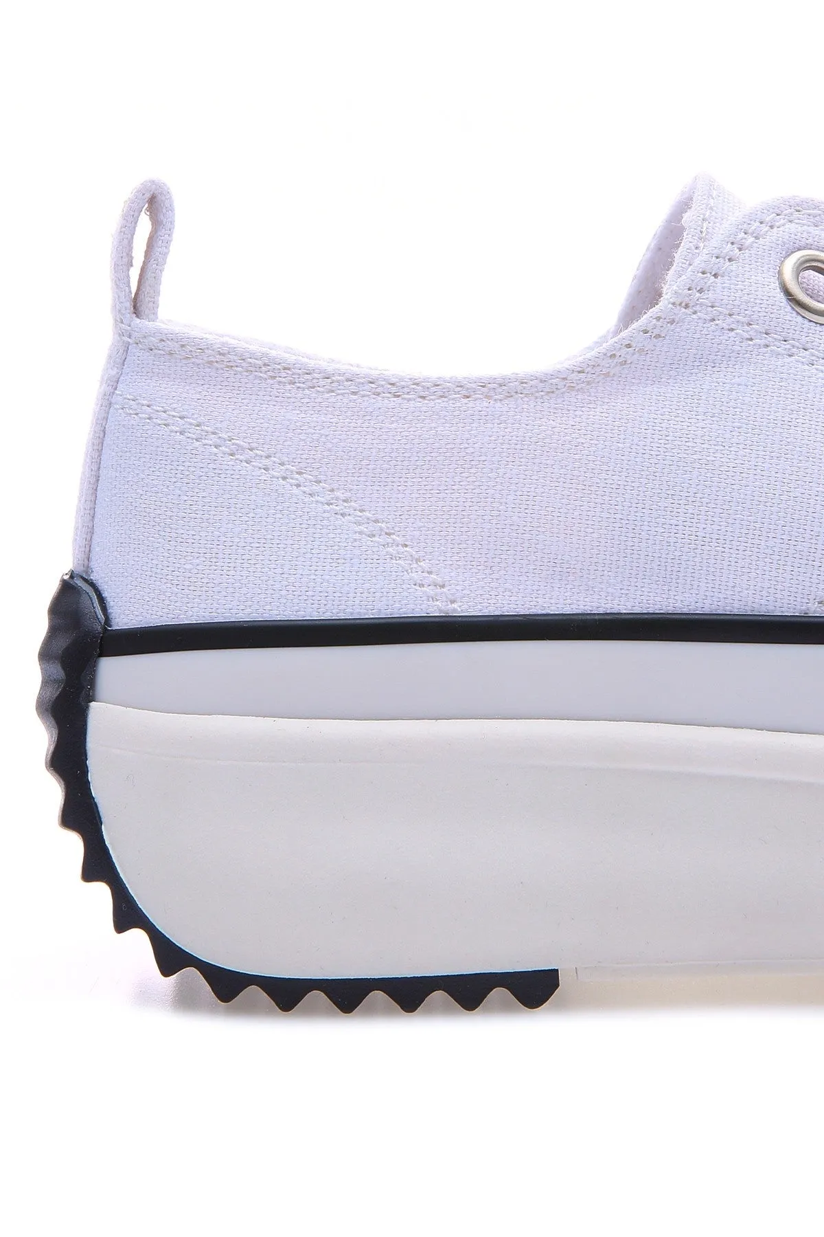 TMY White High Sole Casual Women's Sneakers with White Laces - 89070 - Fushë Kosovë