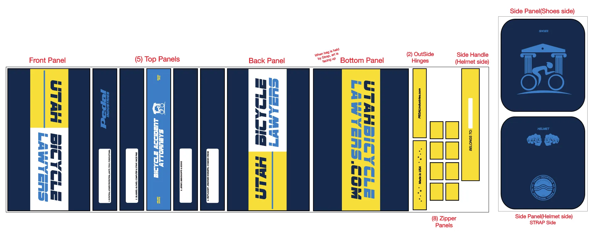 Utah Bike Lawyers  RACEDAY BAG™