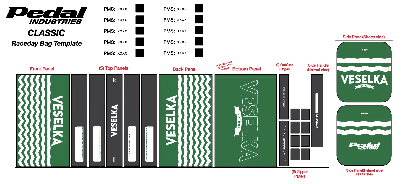 Veselka 08-2019 RACEDAY BAG