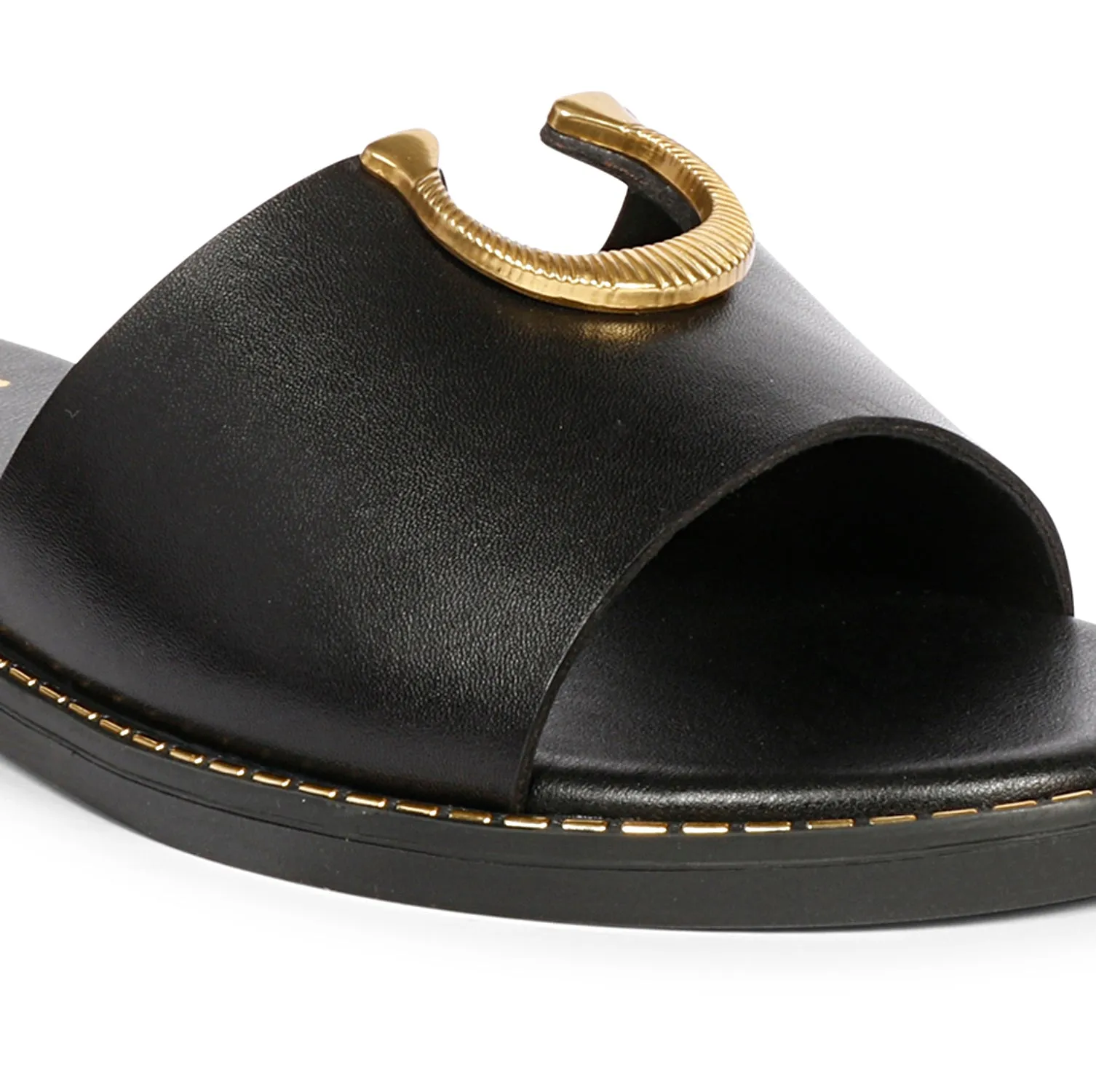 Vivi Blu - Amber Flats Footwear - Black