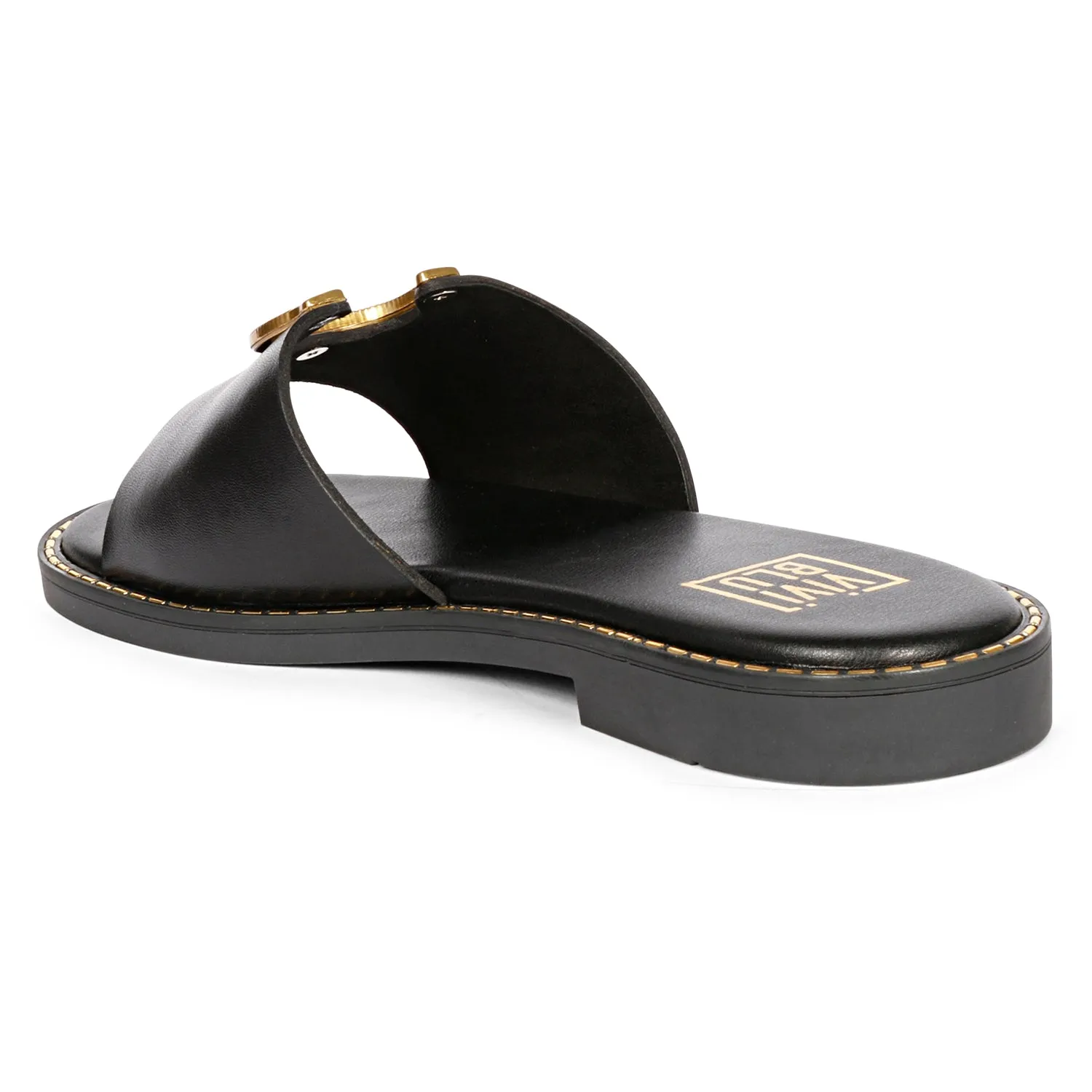 Vivi Blu - Amber Flats Footwear - Black