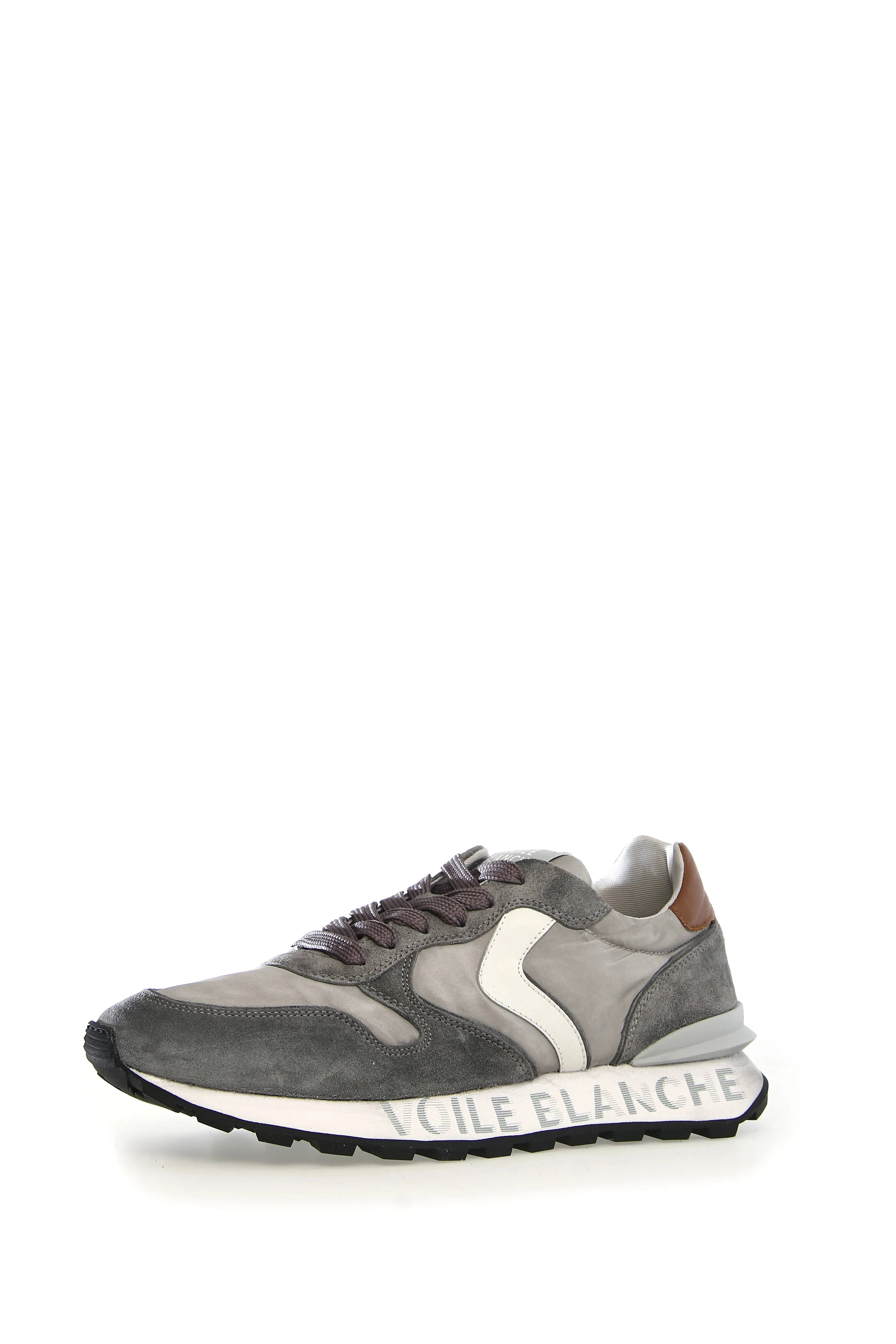 VOILE BLANCHE | SNEAKERS HOMBRE | PARIS RACE MAN W SUEDE/NYLON LEAD COGNAC | GRIS