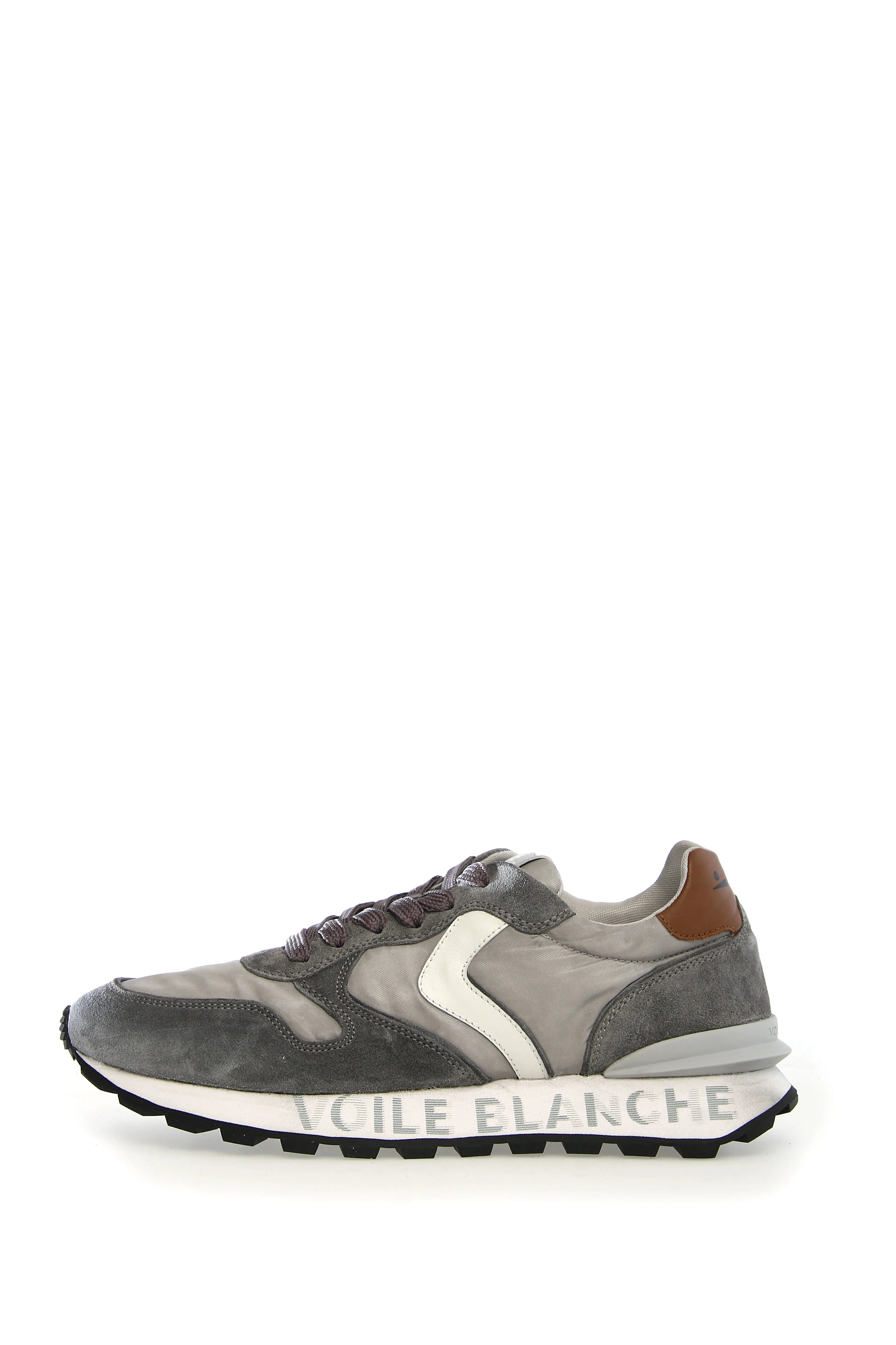 VOILE BLANCHE | SNEAKERS HOMBRE | PARIS RACE MAN W SUEDE/NYLON LEAD COGNAC | GRIS