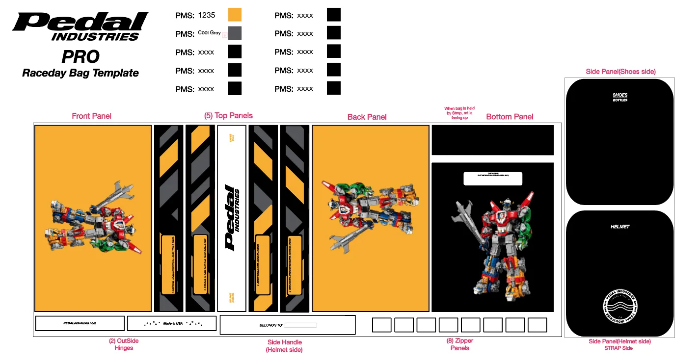 VOLTRON RACEDAY BAG
