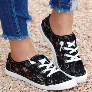 Women'S Flat Lace Fashion Casual Shoes 20257659C