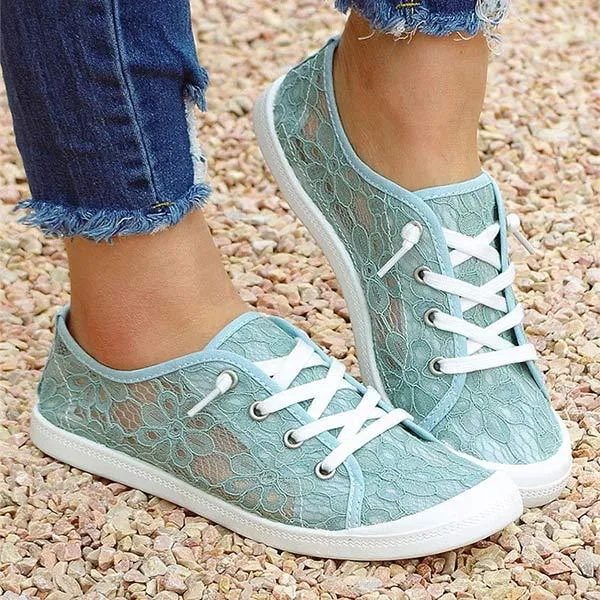 Women'S Flat Lace Fashion Casual Shoes 20257659C
