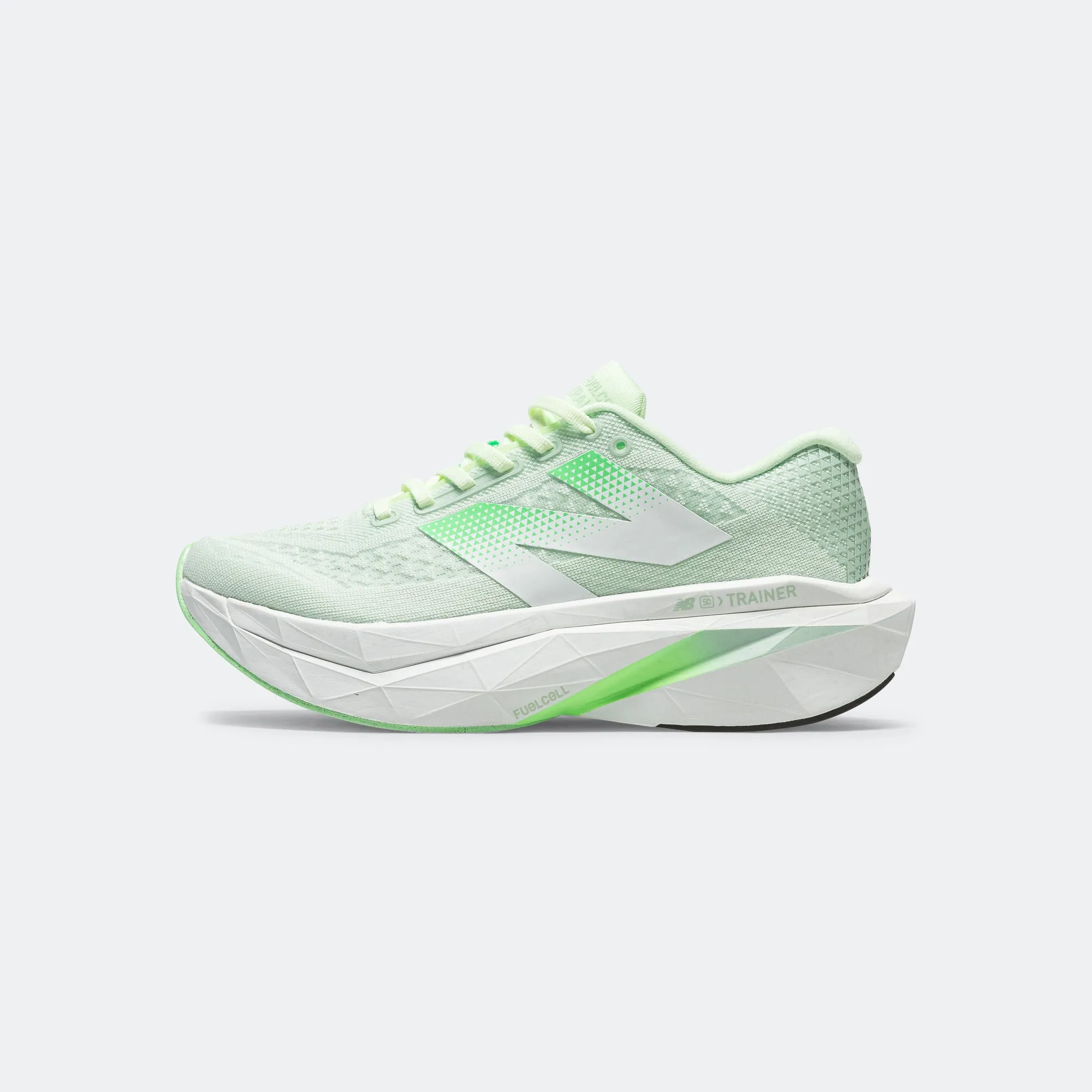 Womens FuelCell SuperComp Trainer v3 - Melon Water/Clay Ash-White