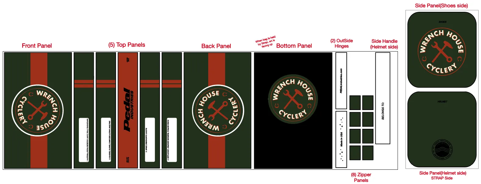 Wrench House Cyclery RACEDAY BAG™